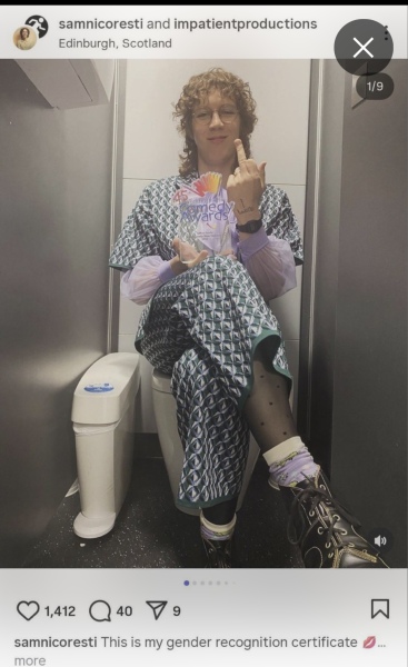 Man proves he's a man by mansplaining to women who they should allow in their changing rooms.