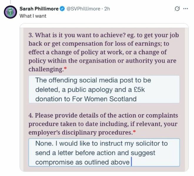 GLP are going after Sarah Philmore and are going to lose