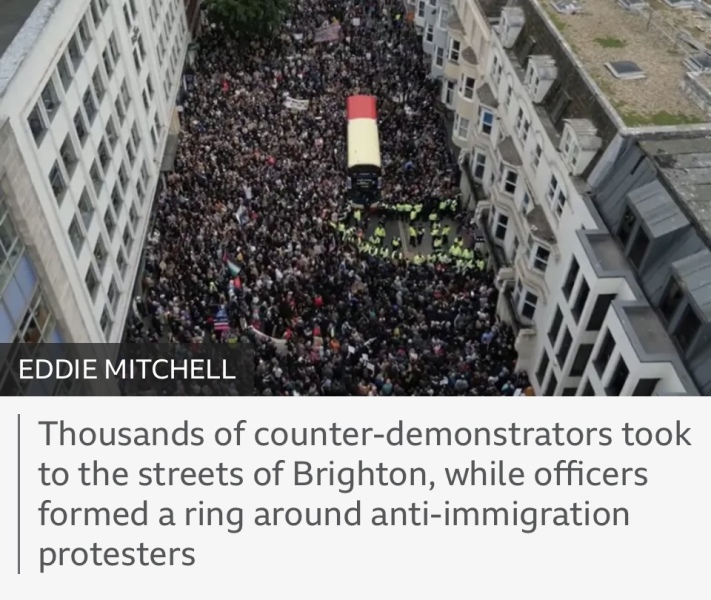 To ask if you'll be attending the anti fascism protest on 13 September