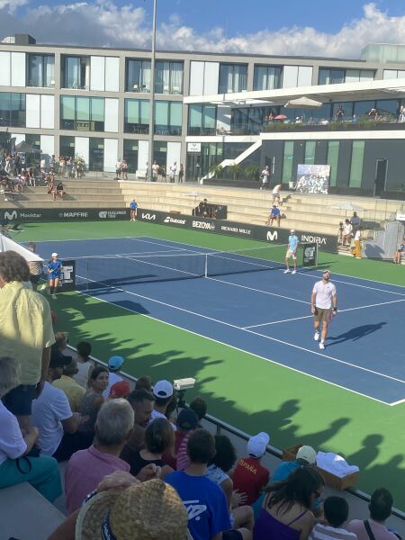 TENNIS: Onward to the US Open. Take your seats quickly please.