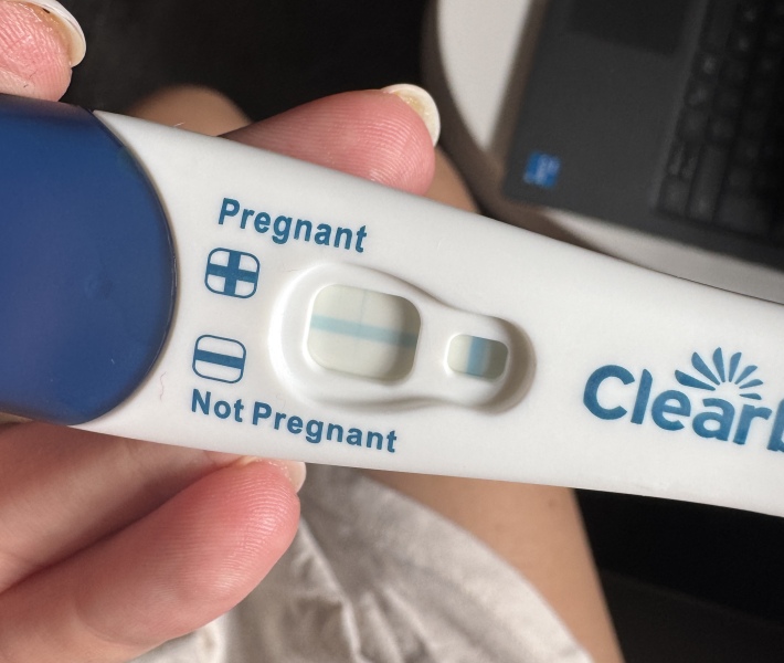 Pregnancy test results