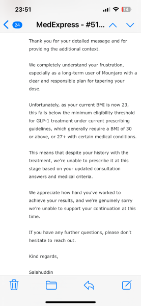 Maintenance Policy Email Cloud Pharmacy And Others. (A list of Mounjaro maintenance providers)