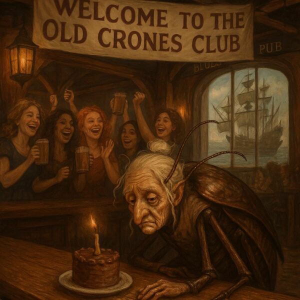 The Bluestocking does a late night flit again