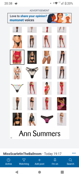 Full page (gross) Ann Summers adverts
