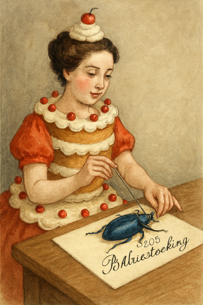 The Autumn Bluestocking - mist, mellow fruitfulness and hot chocolate!