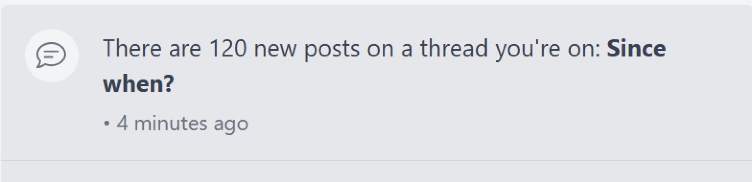 Why do I keep getting notifications to tell me how many posts there's been on a certain thread?