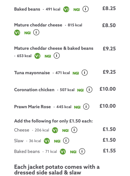 Would you pay £11 for a baked potato in a cafe?