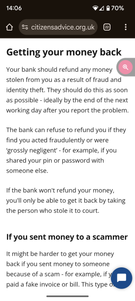 Credit card issue