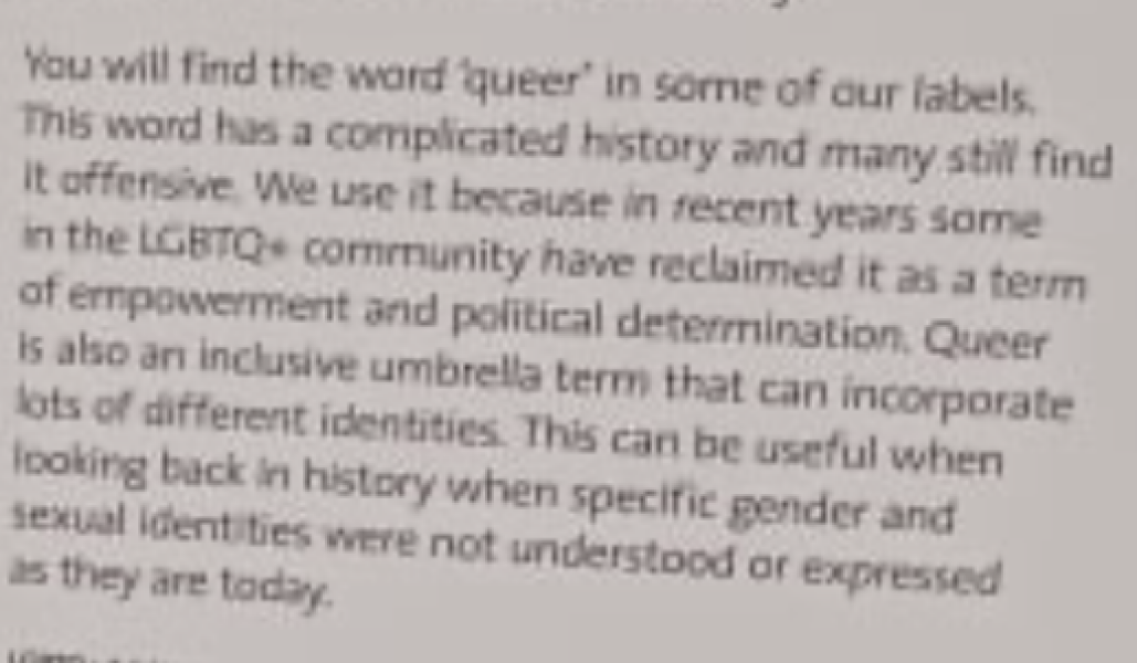 Truly awful TRA guidance from the University of Leicester for the heritage sector