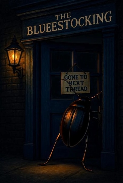 The Bluestocking does a late night flit again