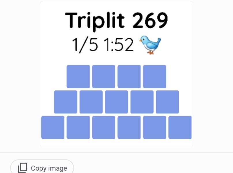 Yet another new word game - let me introduce you to Triplit!