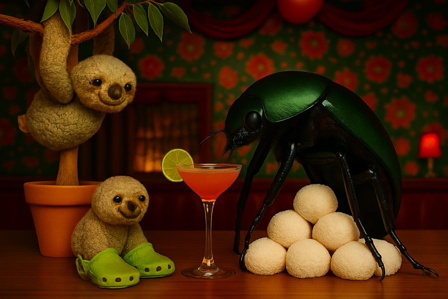 The Bluestocking does a late night flit again