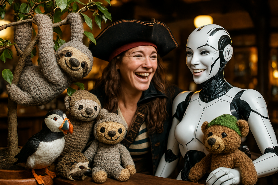 The Bluestocking does a late night flit again