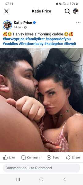 Katie Price and Peter Andre