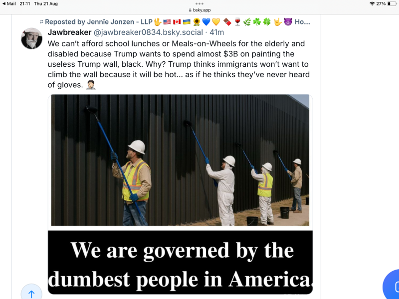 Grotesque, greedy, gullible, graceless, gaslighting, gormless, god-forsaken grifter - Trump thread #147