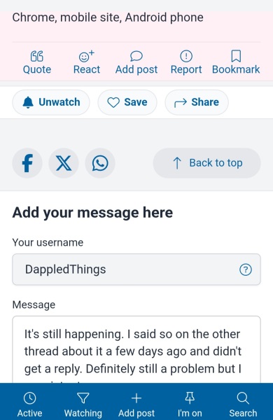 Message box not clearing after posting a reply