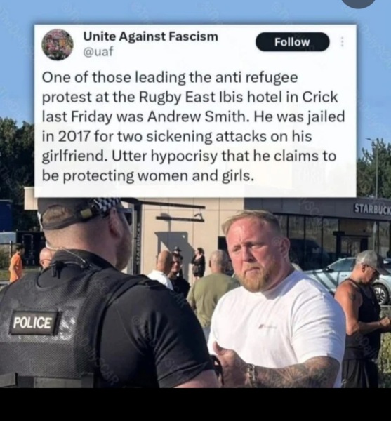 For thinking that the migrant protests ...