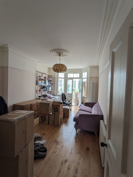 Turn beautiful second reception room into mediocre kitchen / diner?