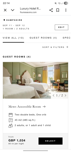 Best Spa Hotel for Romantic One Night Stay? Nirvana Spa/West Court?