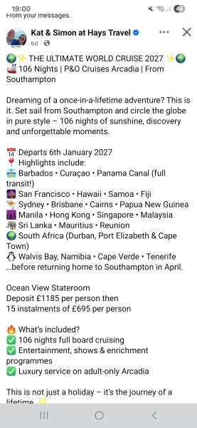 To go on a long cruise instead of renting?