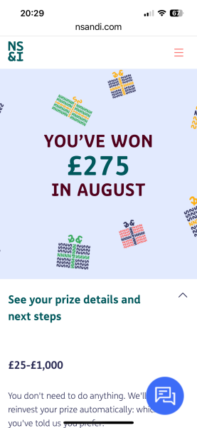 PREMIUM BONDS AUGUST