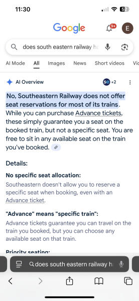 Train etiquette