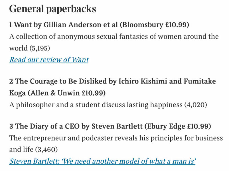 Thread 15: To feel disappointed after reading this in The Observer about the author and her husband from The Salt Path book and film?