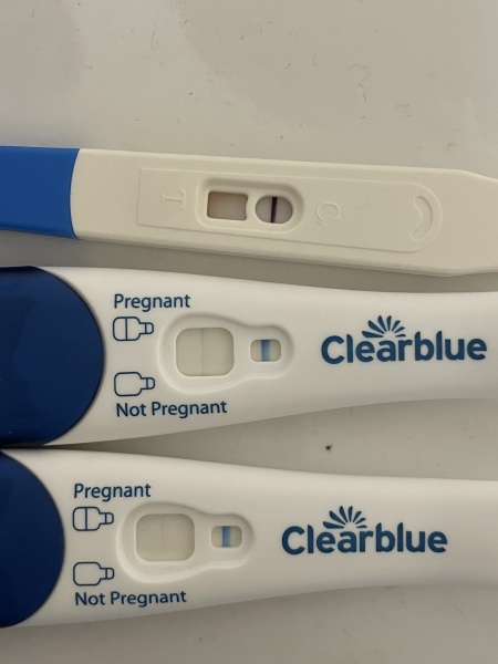 Not sure if I am pregnant ? Not full dark lines ? Dye run ?