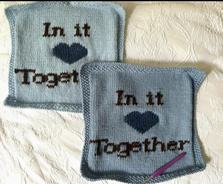 Woolly Hugs. Desperately sad news we are afraid. Making a Blanket for lovely Swashbuckled whose son has tragically died.