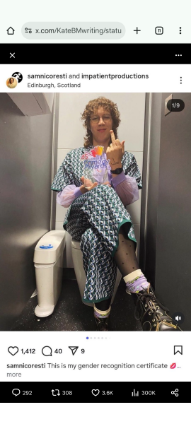 What would you actually do if you saw a transperson in the wrong toilet/changing room for their sex?