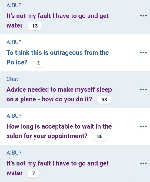 It’s not my fault I have to go and get water
