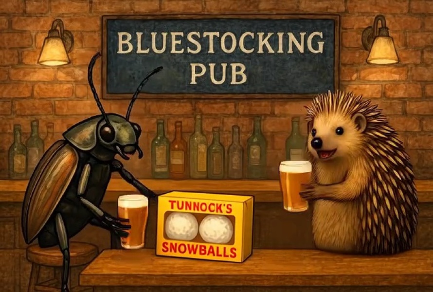 The Bluestocking does a late night flit again