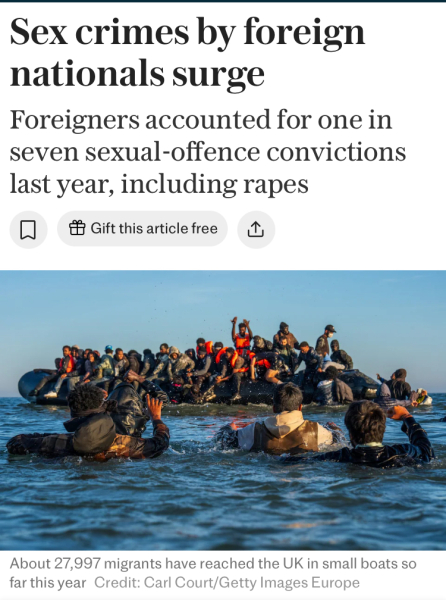 For thinking that the migrant protests ...