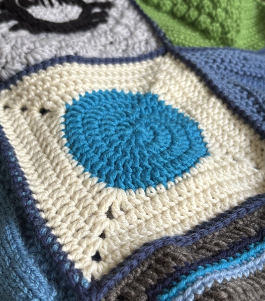 Woolly Hugs. Desperately sad news we are afraid. Making a Blanket for lovely Swashbuckled whose son has tragically died.