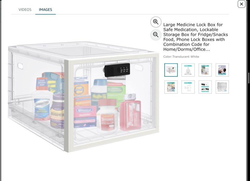 To lock up all our food etc when we leave