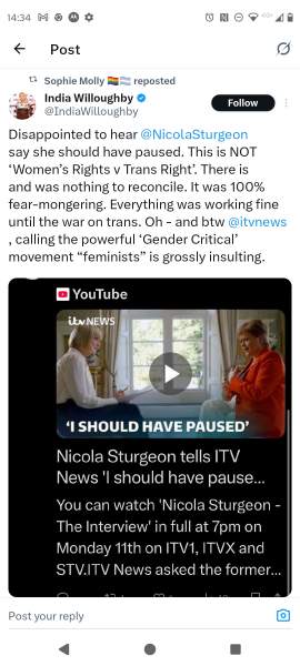 Sturgeon accuses JK of toxic trans debate