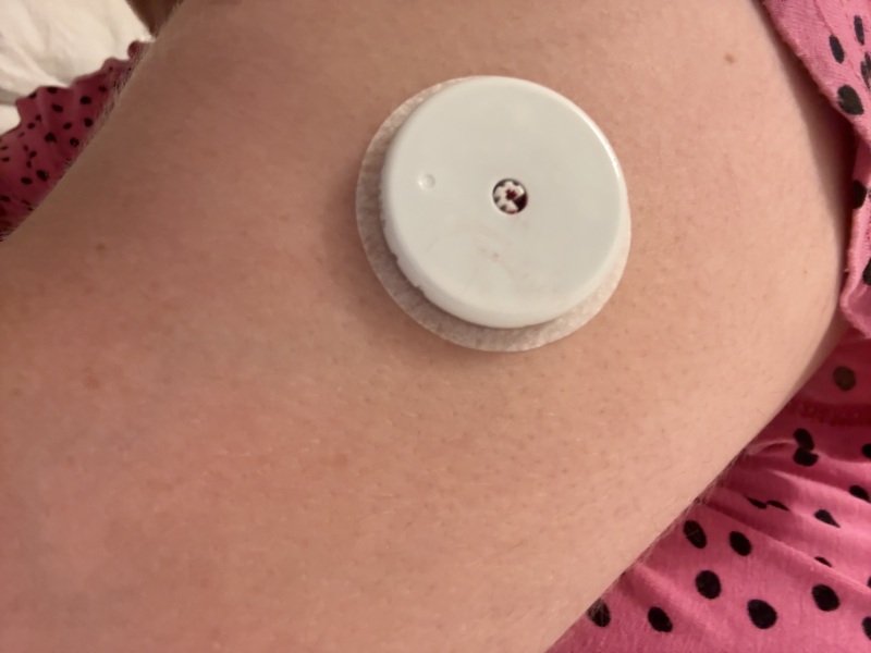 Blood coming out of sensor