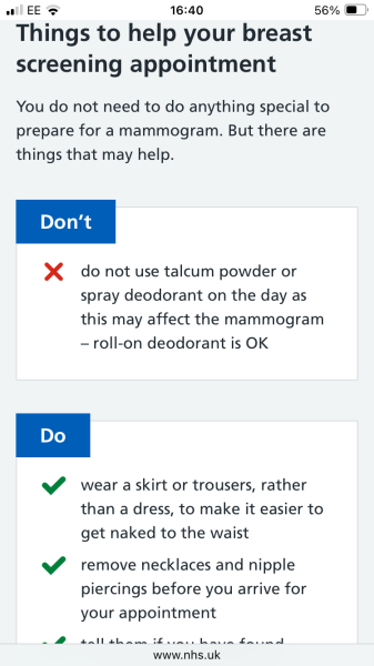 Mammograms