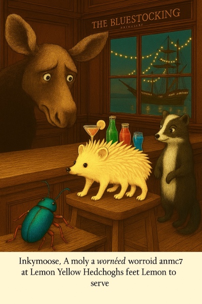 The Bluestocking Pub - Withered Old Haggis edition.