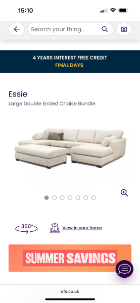 DFS Essie lounge suite vs Sofa Club suite