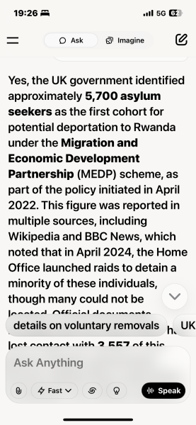 This migrant problem is going to let Reform in isn’t it?