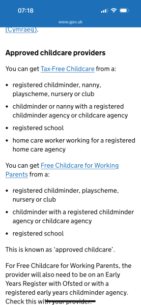 Childcare for twins or children with small age gap in the early years