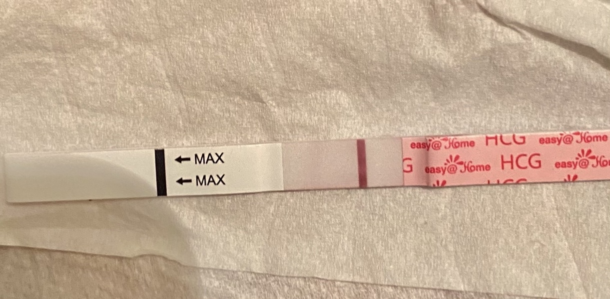 Positive pregnancy test at 7 DPO.