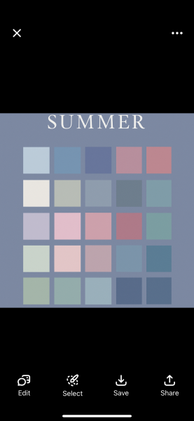 ChatGPT Colour palette