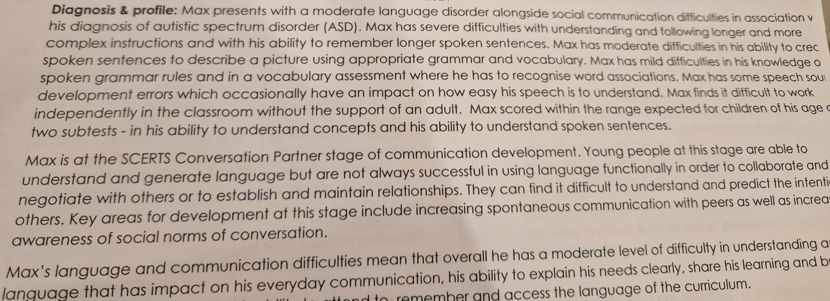 Help with ds ehcp again/amended  ehcp
