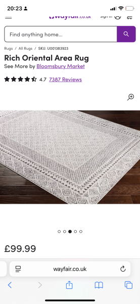 Rug for living room