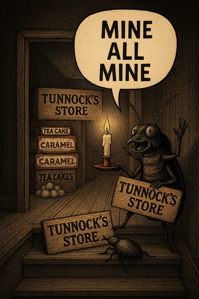 The Bluestocking does a late night flit again