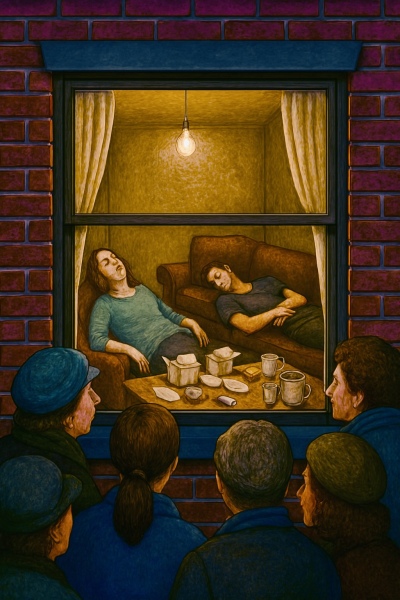 The Autumn Bluestocking - mist, mellow fruitfulness and hot chocolate!