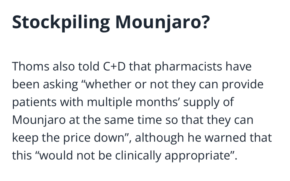 A calm and supportive thread to discuss the Price Increases: Mounjaro