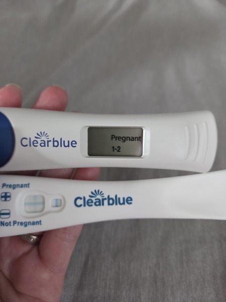 Positive pregnancy test at 7 DPO.